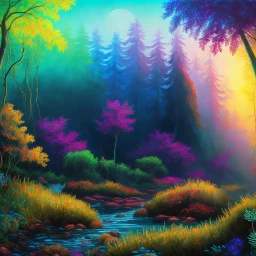 Coloured forest
