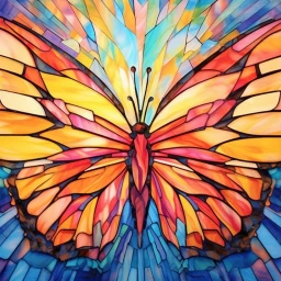 Stained Glass Butterflies