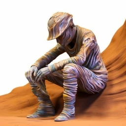 Thinker in the Sand