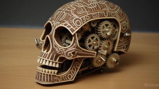 Skull with Gears