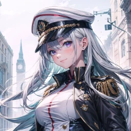 Silver-hair x military uniform ②