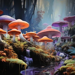 Futuristic Mushrooms