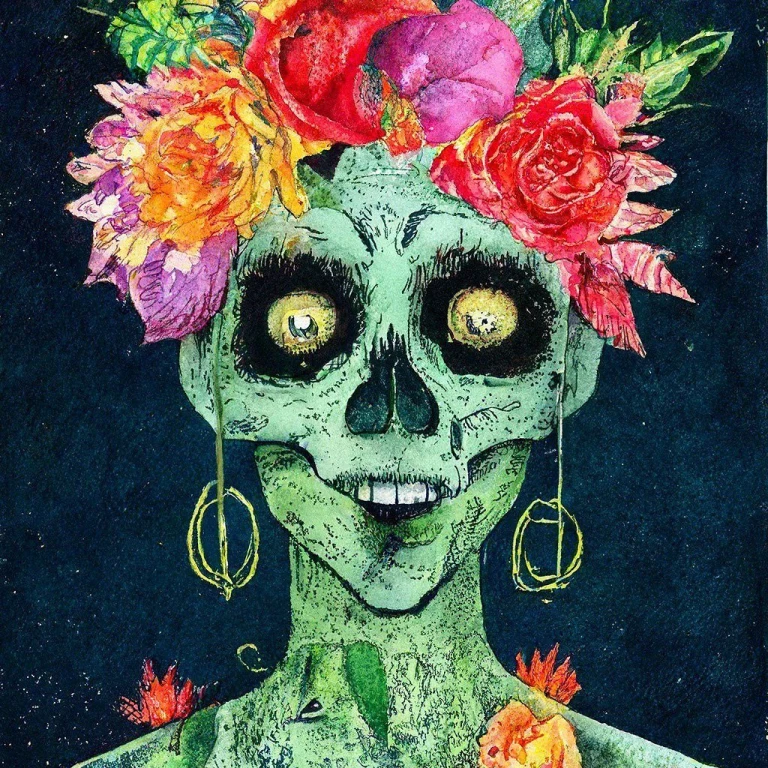 Flower Zombie 4