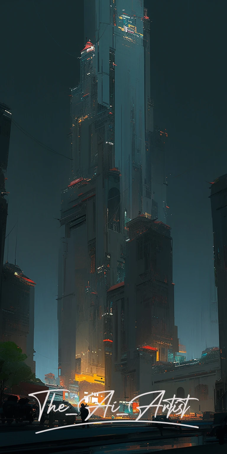 Cyberpunk city, futuristic, spaceships, towers, artwork, Sci-fi, HD  wallpaper