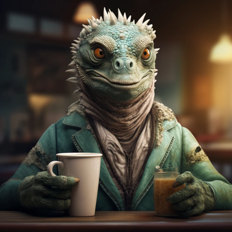 CoffeeChimera: Lizard's Luxury