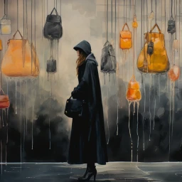 Woman with Bags