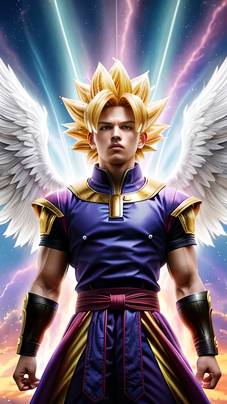 An angelic Super-Saiyan