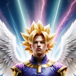 An angelic Super-Saiyan