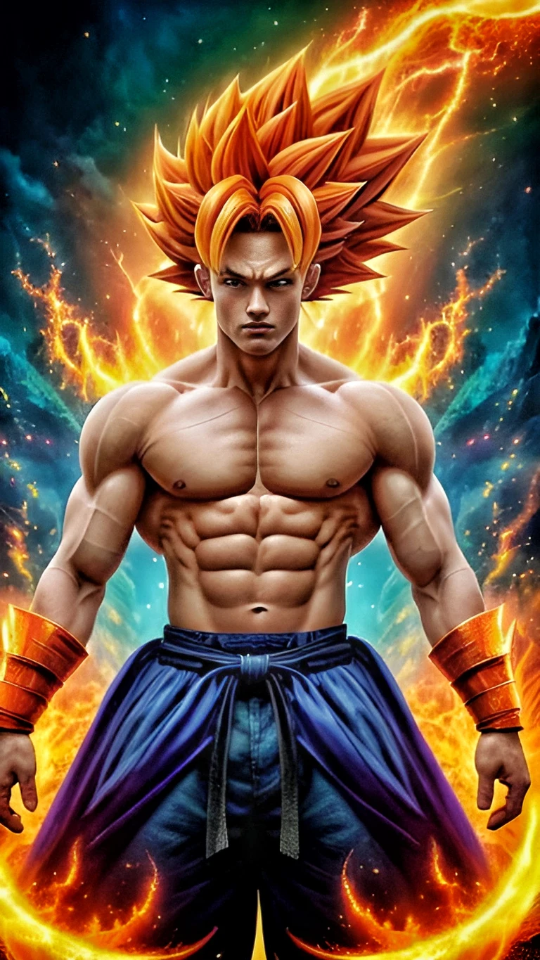 A realistic Super Saiyan