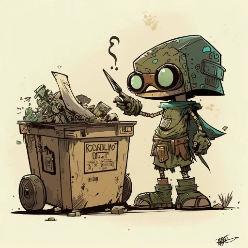 Trash super hero