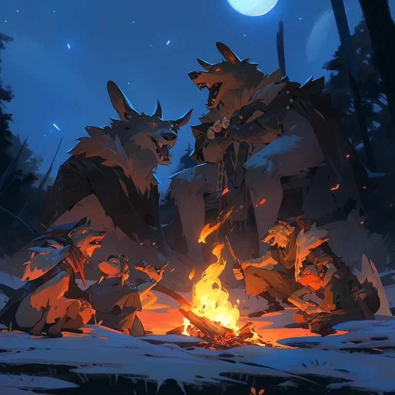 Storytelling campfire story