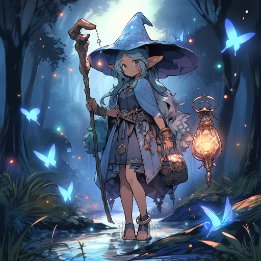 Character design elve luna