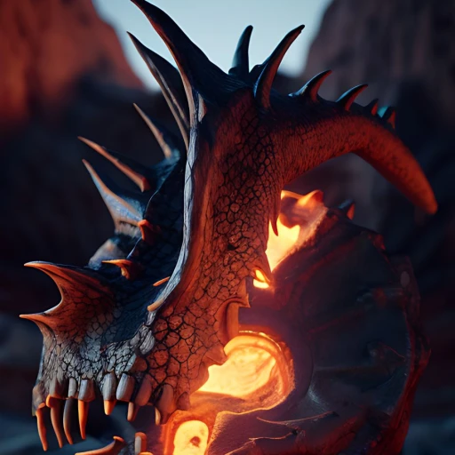 Dragon Skull Fossil