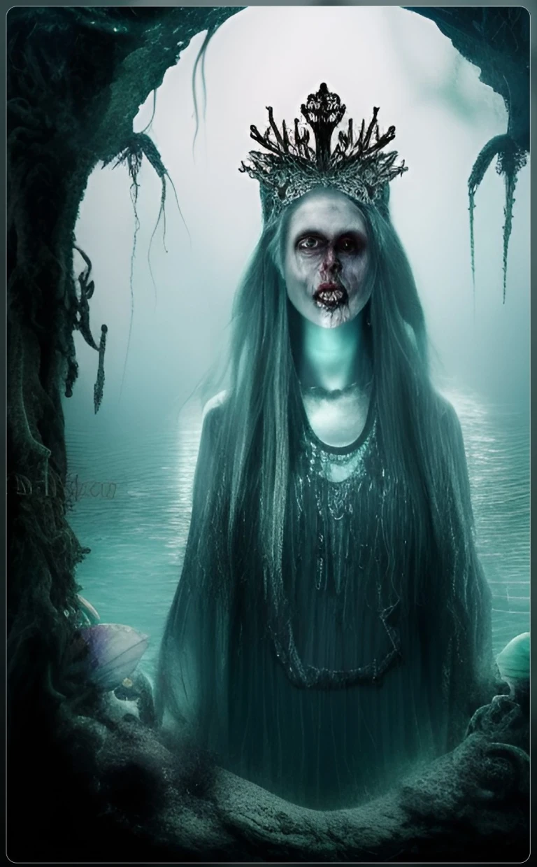Mermaid from the lake of the dead