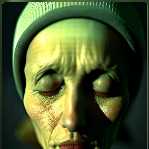 Grieving woman