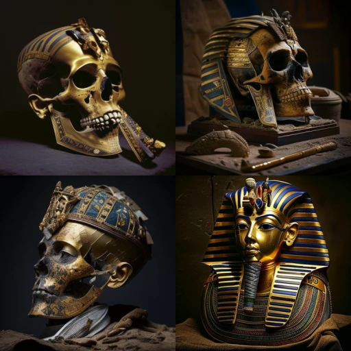 The mummy of the great king's head.