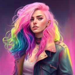 The Girl with the Rainbow Hair