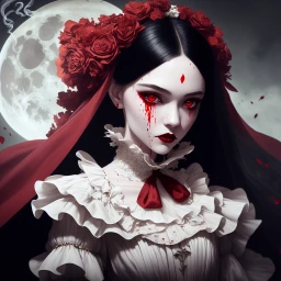 Victorian vampire girl