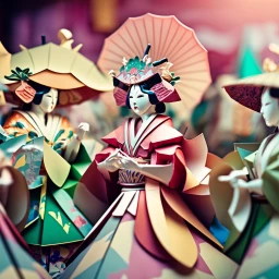 Life in feudal Japan, Origami style