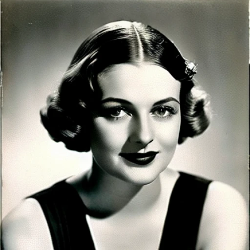1930s Era Model Ai Generated