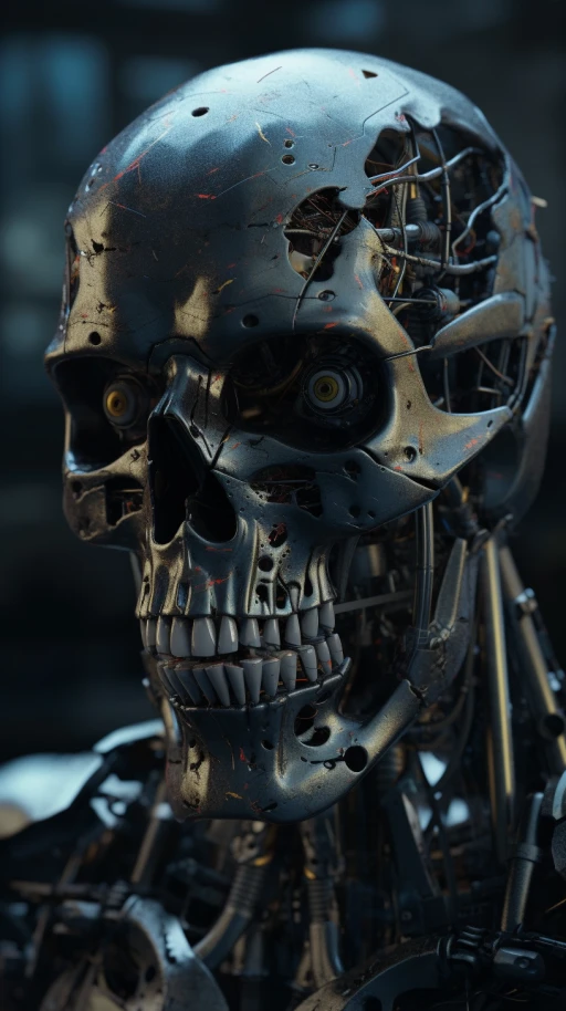 Skulls and robots
