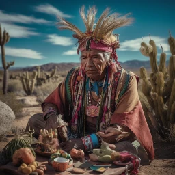 Native American Shaman Peyote Ceremony