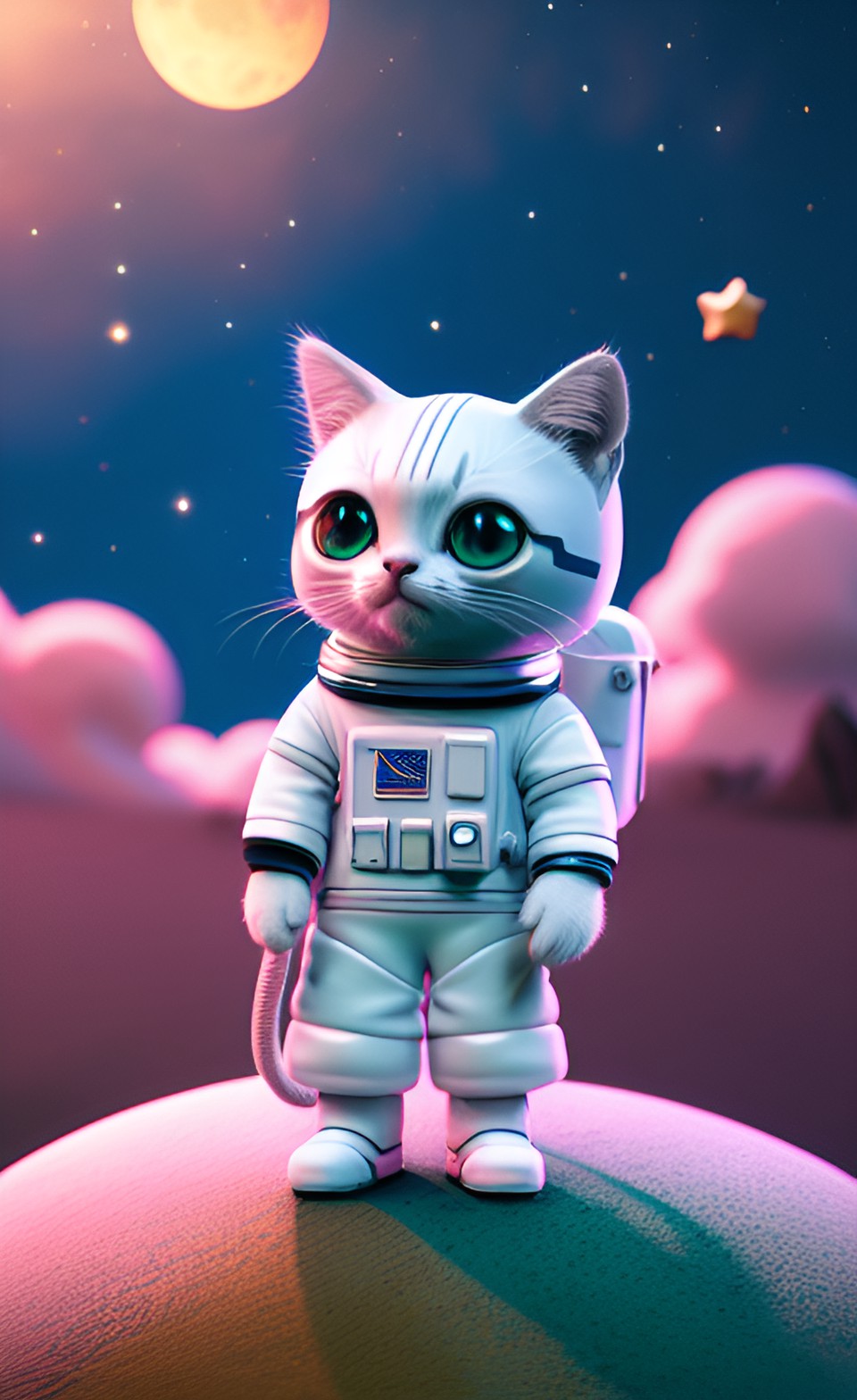 Spacecat #1 by AIStandby