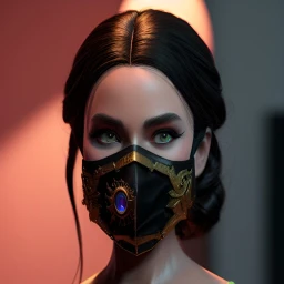 Woman in Mask