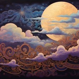 Clouds Sun Moon