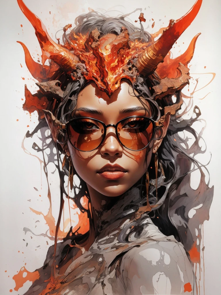 Caribbean volcano demoness