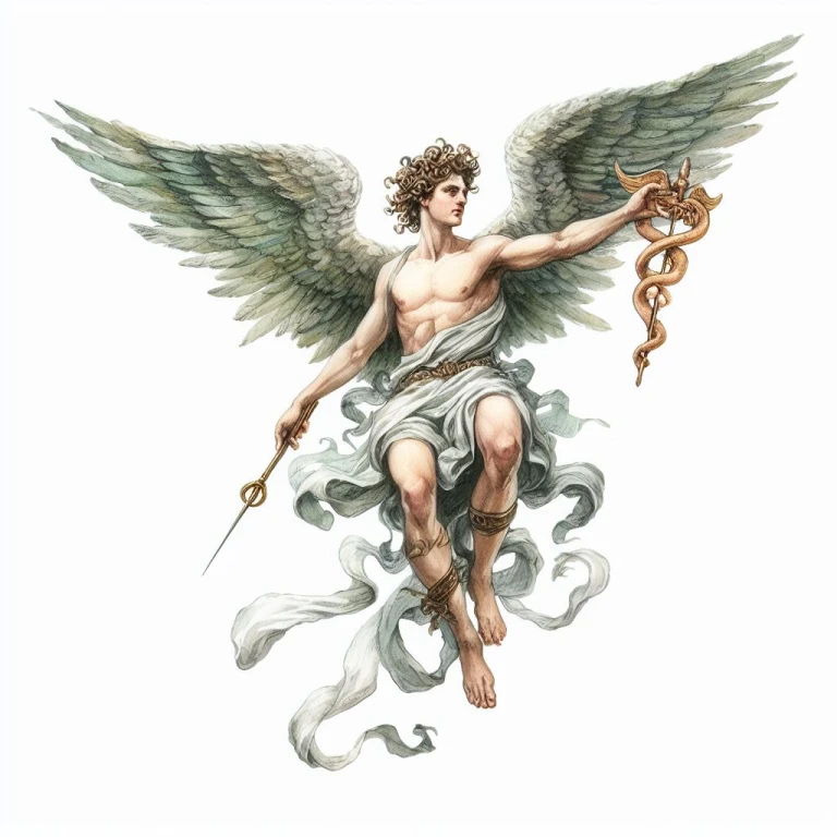 Hermes the messenger god