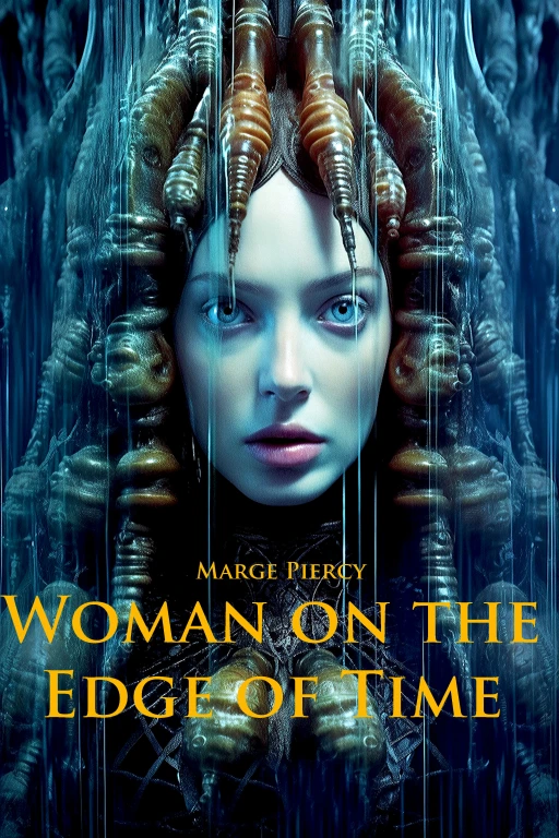 Covers of feminist science fiction novels