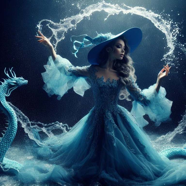 Water witch who controls water and dragons