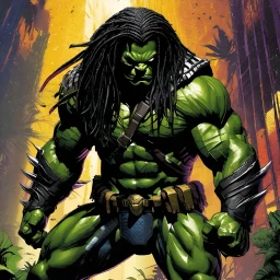 Hulk as the predator