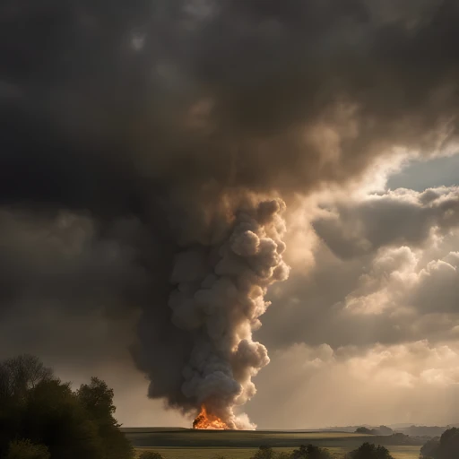 Churning Cloudscape: The Aftermath Unleashed ☁️🔥