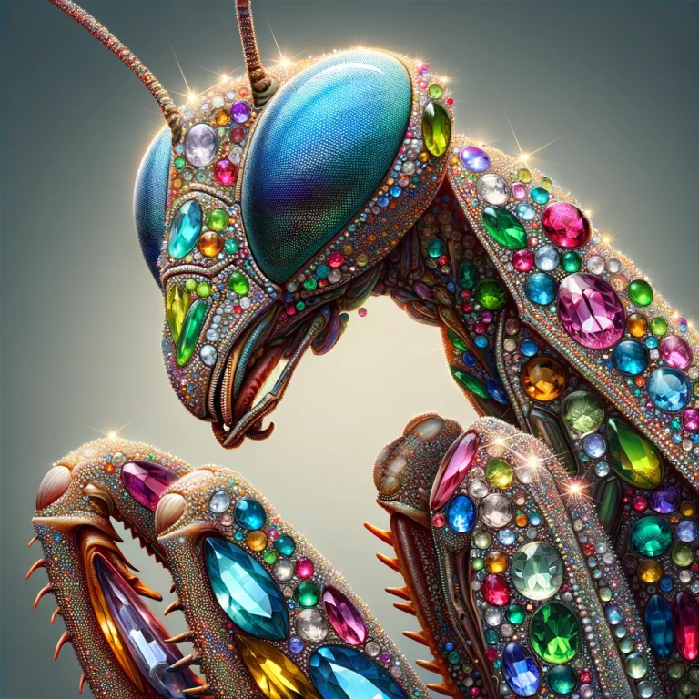 Bejeweled Mantis