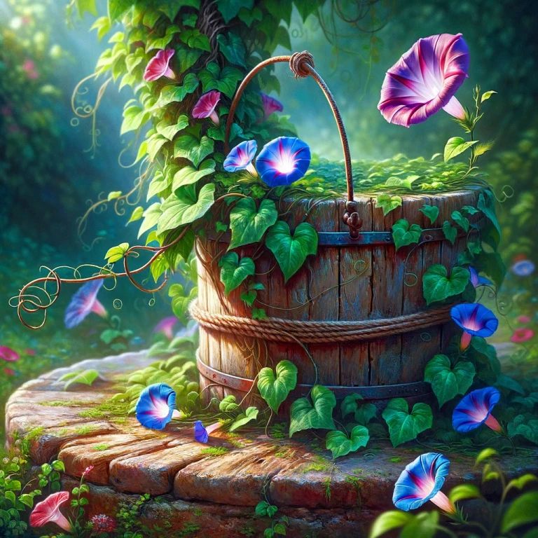 “A morning glory…”