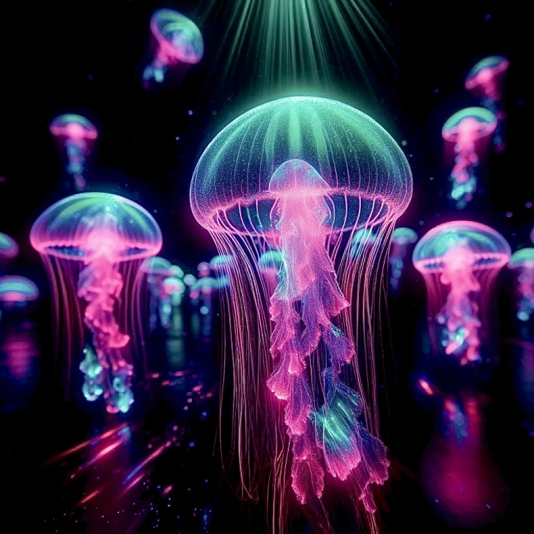 Neon Jellyfish