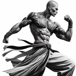 Tattooed Monk