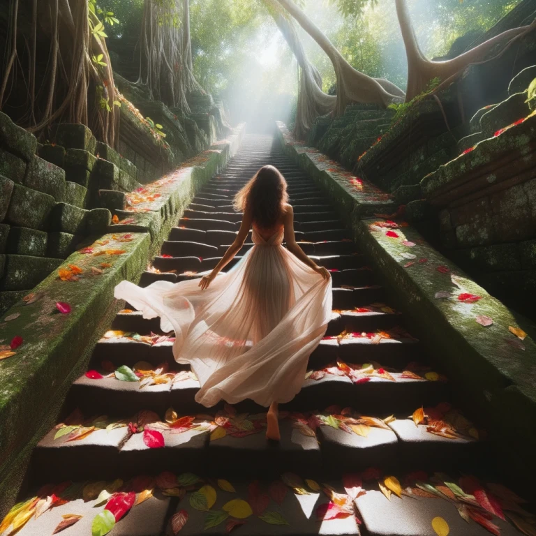 “…she swirls to silence…”