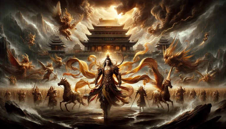 Experience the Chinese mythology and legendary tales through the lens of AI using