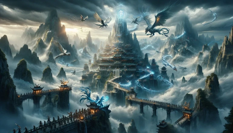 Experience the Chinese mythology and legendary tales through the lens of AI