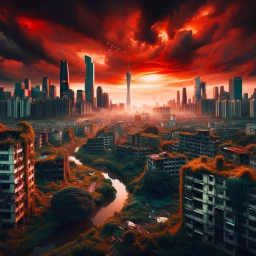 A future city pic of Guangzhou, China after everything goes wild