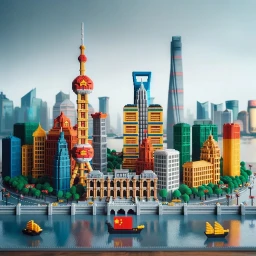 Lego-like Shanghai