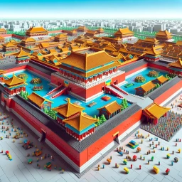 Lego-like Forbidden City