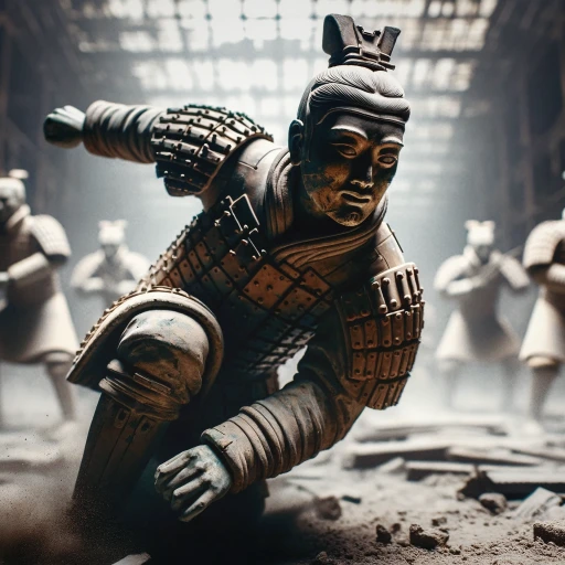 terra cotta warriors with street dance moves