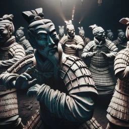 The Terracotta Army with street dance moves
