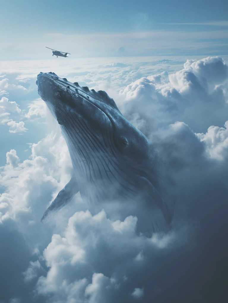 空綻びの遊泳鯨 [Swimming Whale of the Torn Skies]