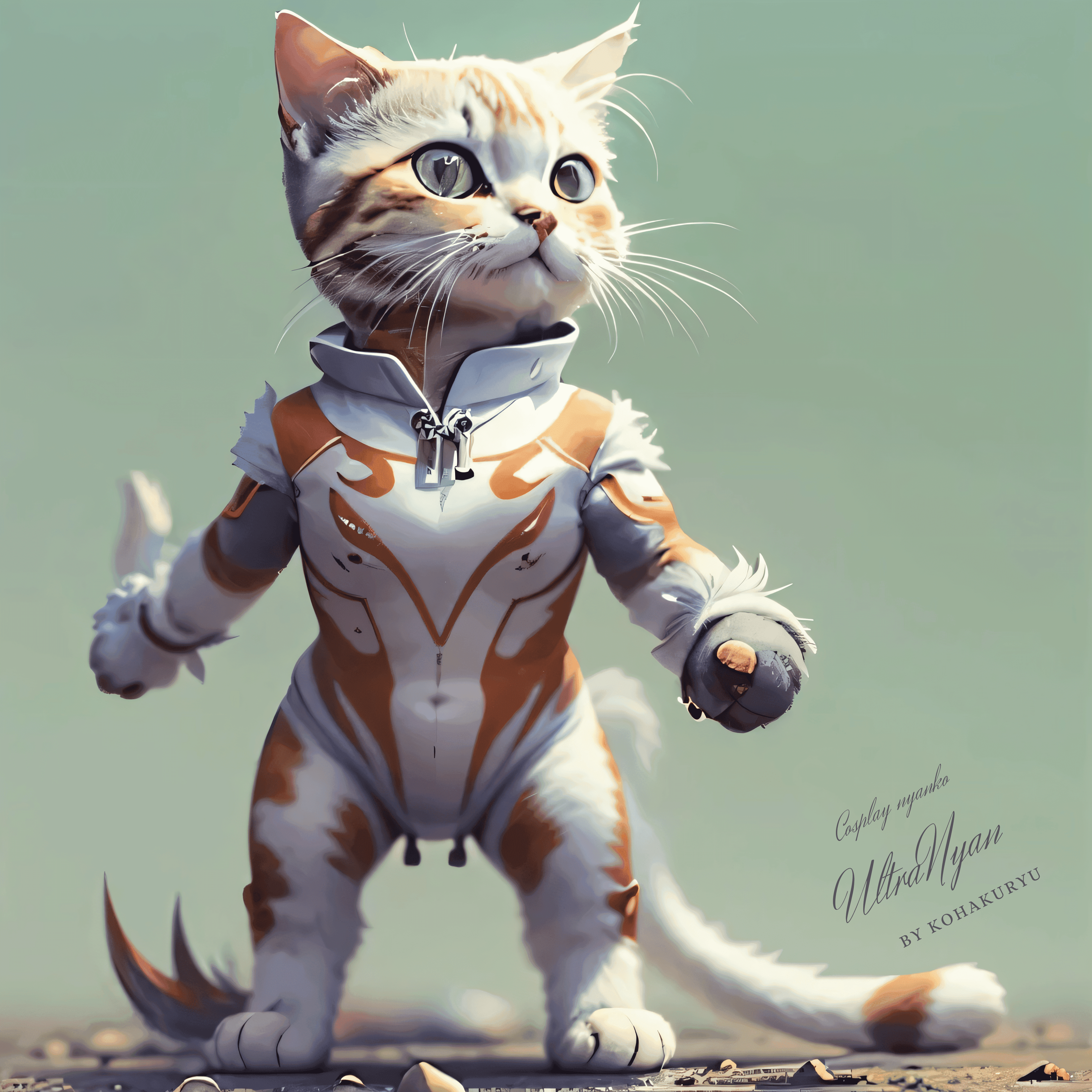にゃん画像 ウルトラにゃん by kohakuryu