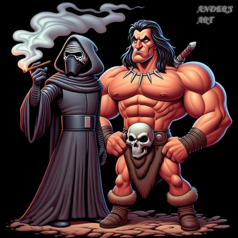Who is the Biggest Icon??? Kylo Ren VS Conan the Barbarian (Icons #16)